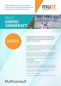 Plakat Must Energi Vannkraft 2017